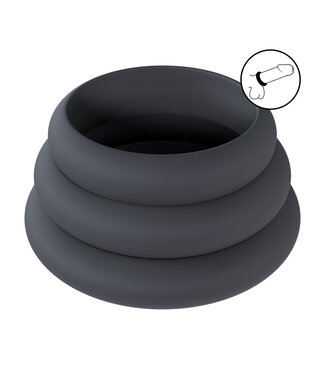 Levelz LEVELZ Silikon-Cockring-Set 3er L/XL/XXL – Steigern Sie Ihr Vergnügen!