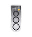 Levelz LEVELZ Siliconen Cockring Set 3 Stuks L, XL & XXL Zwart
