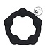 Levelz LEVELZ Black Beaded Silicone Cock Ring - Comfort & Performance 30mm