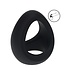 Levelz LEVELZ Tri-O Silicone Cockring Met Drievoudige Ondersteuning Zwart