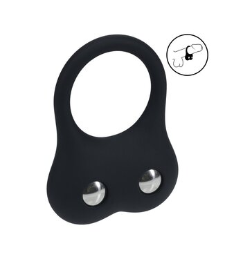 Levelz LEVELZ Silikon Cockring M Schwarz – Doppelte Intensität für mehr Druck