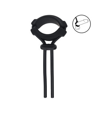 Levelz Verstellbarer Silikon-Cockring 5 mm Schwarz - Individuelle Spannung mit Style