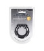 Levelz LEVELZ Black Metal & Silicone Cock Ring for Intense Pleasure