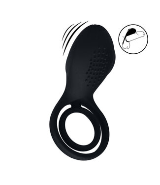 Levelz Vibrierender Silikon-Cockring mit Flügelstimulator – Levelz Intensität