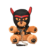 XR Brands XR Brands Bondage Pup Bear Pluche Met Muilkorf En Capuchon Voor Pup Play