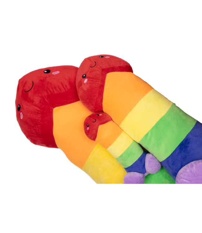 S-Line by Shots Knuffelbare Penis Plushie 30 cm - Zacht Multikleur Geschenkidee
