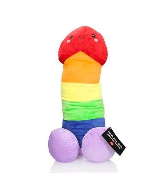 S-Line by Shots Pluche Penis Knuffel 60 cm Zacht Multikleur – Grappig Cadeau Vrijgezellenfeest