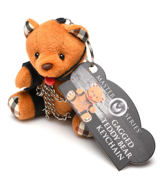 XR Brands Verspielter Bondage-Teddybär Schlüsselanhänger – Cool & Handlich Braun
