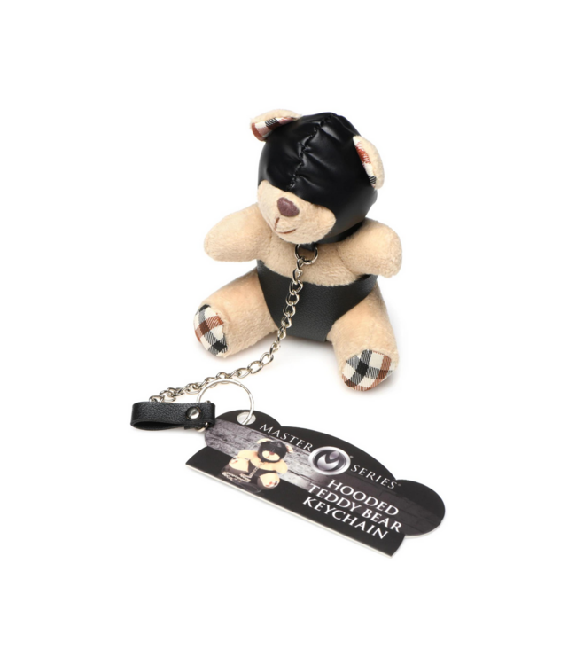 XR Brands Sleutelhanger Teddybeer Met PU Onderbroek En Capuchon Tan 10,6 cm
