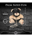 XR Brands Funny Hooded Teddy Bear Keyring - Unique Tan Gift для Everyone