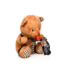 XR Brands Bondage Beer Knuffelpop Met PU-Leer En Stalen Details – Compact Cadeau