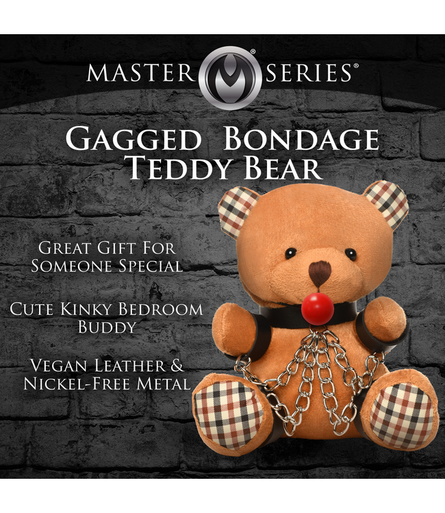 XR Brands Cuddly Whipped Bondage Bear - Cute Gift for Littles & Playful Fun