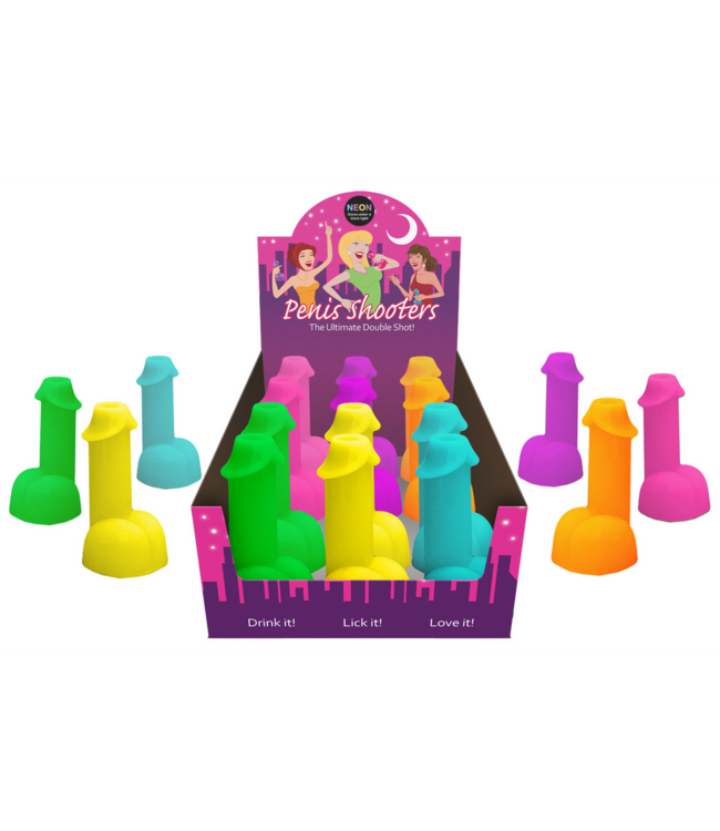 Kheper Games Neon Party Shooter 12-Pack | Fun & Colorful 3.5 oz Shots