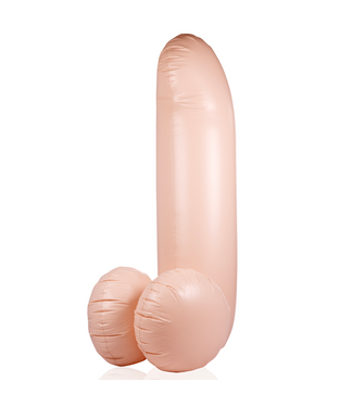 S-Line by Shots Reusachtige Opblaasbare Dildo 140 cm Nude - Waterdicht en Ftalatenvrij