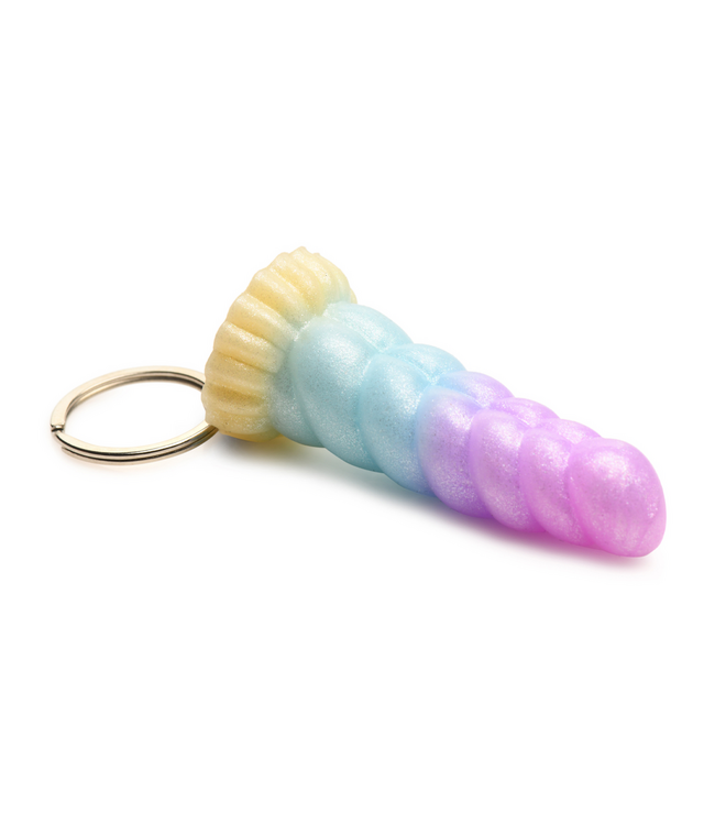 XR Brands Pastel Mystique Unicorn Keyring - Perfect for Fantasy Lovers