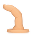 S-Line by Shots Suggestieve Vingerdildo S-Line Vlees 6,4 cm Van Vloeibaar Silicone