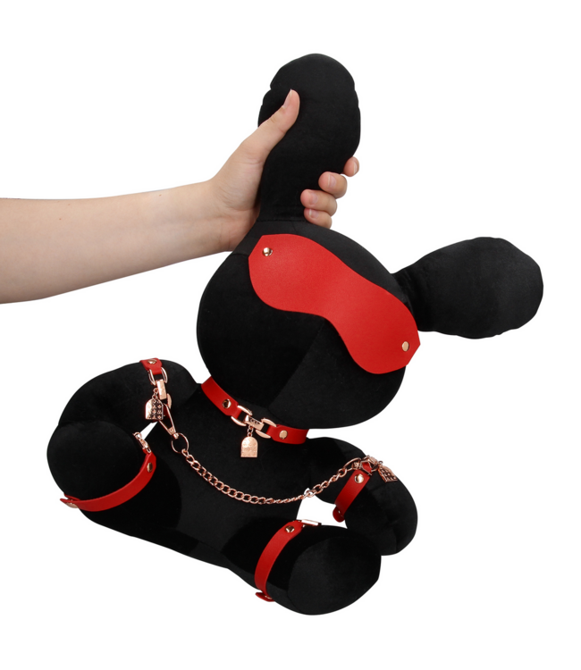 S-Line by Shots Kuscheliger Bondage-Rabbit in Schwarz – Verspielt & Charmant!