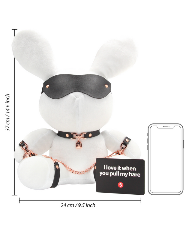 S-Line by Shots Verspielt & sanft: Kaninchen Bondage Velours Geschenk für Entdecker