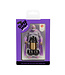 S-Line by Shots S-Line Super John Sleutelhanger Zwart Met Dansende Personages