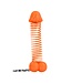 S-Line by Shots Dansende Super Willy Sleutelhanger Oranje Met Opvallend Design En Diverse Kleuren