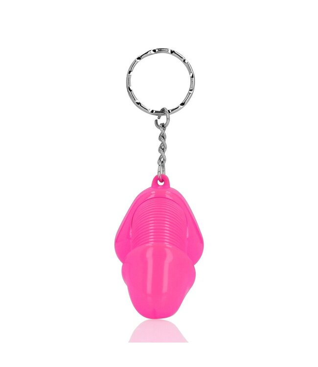 S-Line by Shots S-Line Super Peter Roze Sleutelhanger Met Dansend Figurant 3,3x3,5x5,3 cm