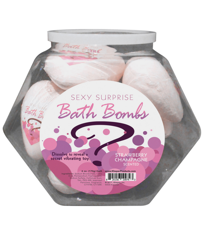 Kheper Games Sexy Surprise Luxury Bath Bombs: 9 Unique Fragrant Fish Bowls