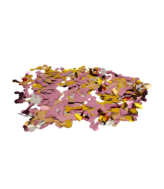 Little Genie Productions Glitterati Penis Confetti - Chic Metallic Decor for Parties