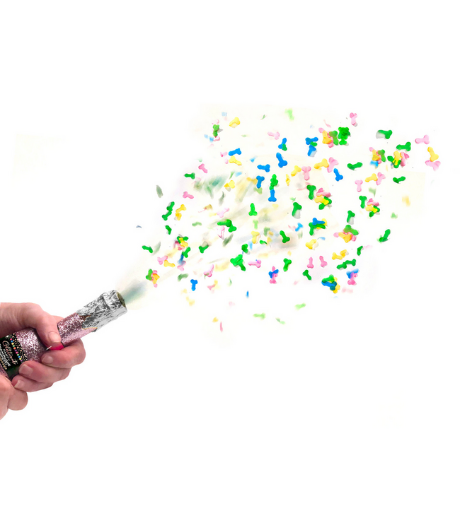 Little Genie Productions Glitterati Mini Champagne Confetti Met Penisvormige Confetti - Set Van 12
