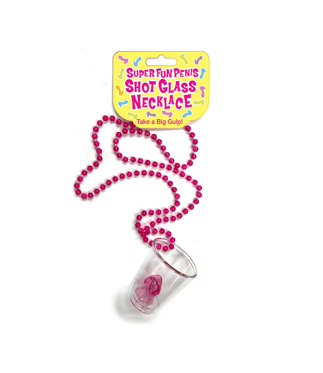 Little Genie Productions Funny Penis Shot Glass Necklace - Perfect for Parties and Gifting!