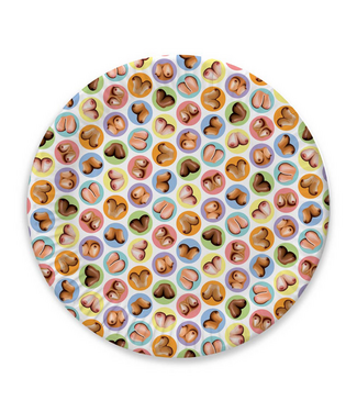 Little Genie Productions Dirty Boob Plates - Fun Party Plates for Bachelorette & Birthdays!
