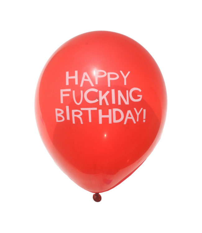 Little Genie Productions Naughty X-Rated Birthday Balloons - Set of 8 Colorful Fun Décor