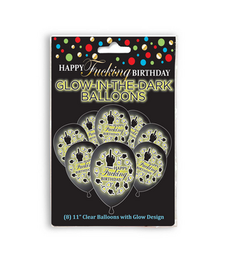 Little Genie Productions Unvergessliche Glow-in-the-Dark-Ballons für Happy Birthday Feiern!