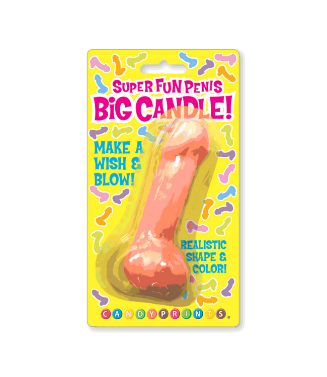 Little Genie Productions Big Pink Penis Candle - Hilarious Party Decoration & Fun Gift