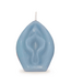 Little Genie Productions Eden’s Vanille Kaars Blauw 3-Inch 12 Uur Unieke Vagina Vorm