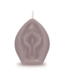 Little Genie Productions Eden's Candles Taupe Vanille-Kerzen in einzigartigen Formen für Wohlbefinden