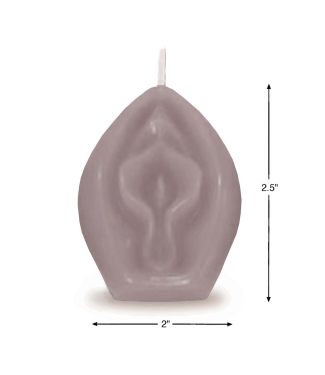 Little Genie Productions Eden's Unique 3-Inch Vanilla Candles - Taupe Blissful Designs