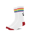 Prowler Prowler's Pride Socks: Stylish White with Rainbow Stripes & Comfort