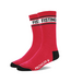 Prowler Red Prowler Red Duurzame Katoenen Sokken Rood Zwart Met Fisting Opdruk