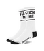 Prowler Red Prowler RED Fuck Me Socks - Black and White, Stylish & Tempting