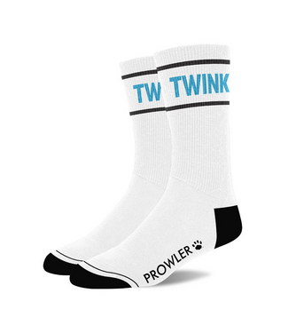 Prowler Red Prowler RED Klassieke Witte Sokken Met Zwarte Teen En Twink Band
