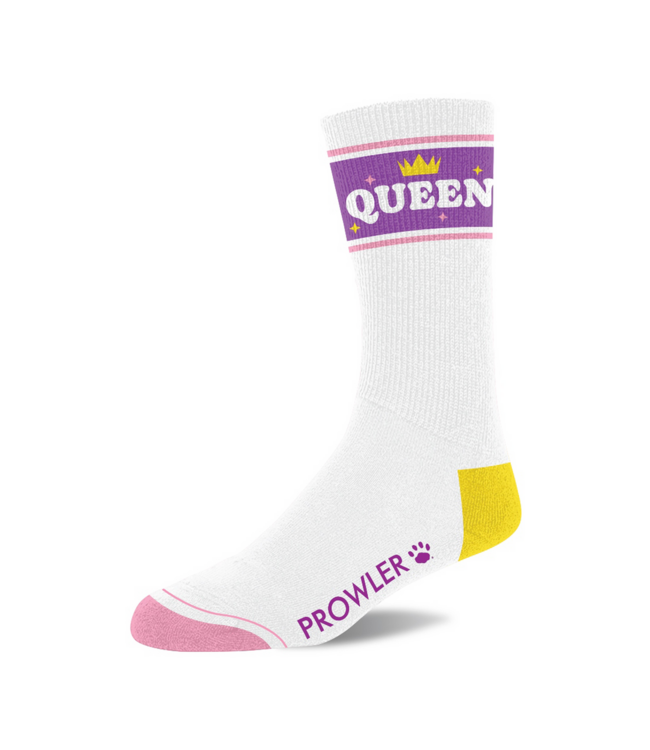 Prowler Prowler Queen Socks - White/Purple | Stylish Comfort for Every Occasion