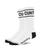 Prowler Red Prowler RED Bold Kut Socks: White/Black with Iconic Paw Print