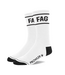 Prowler Red Prowler RED Fag Socks: Stylish White/Black with Paw Print Logo