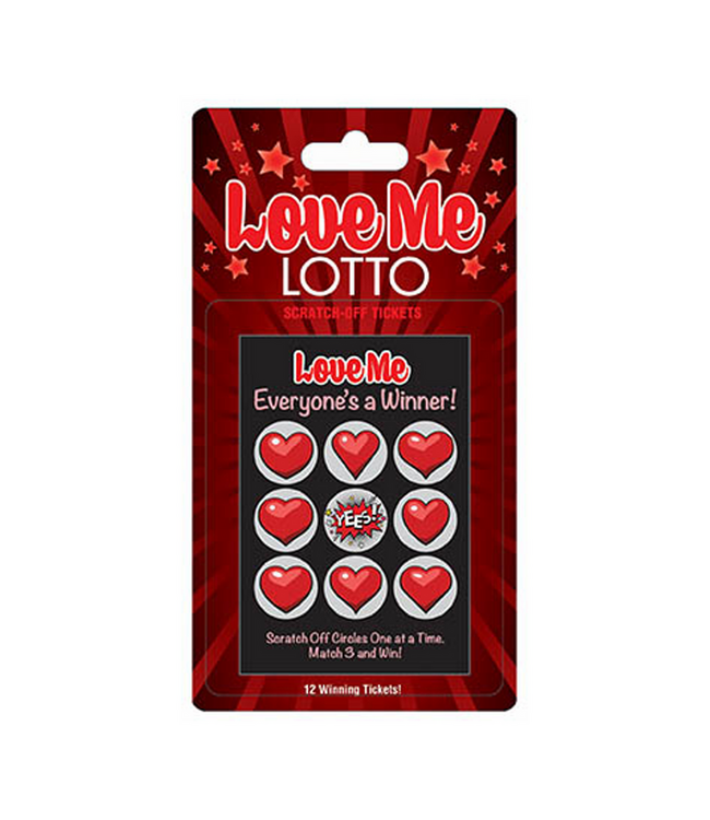 Little Genie Productions Romantische Verrassingskrasloten Set: 12 Unieke Love Me Lotto Tickets