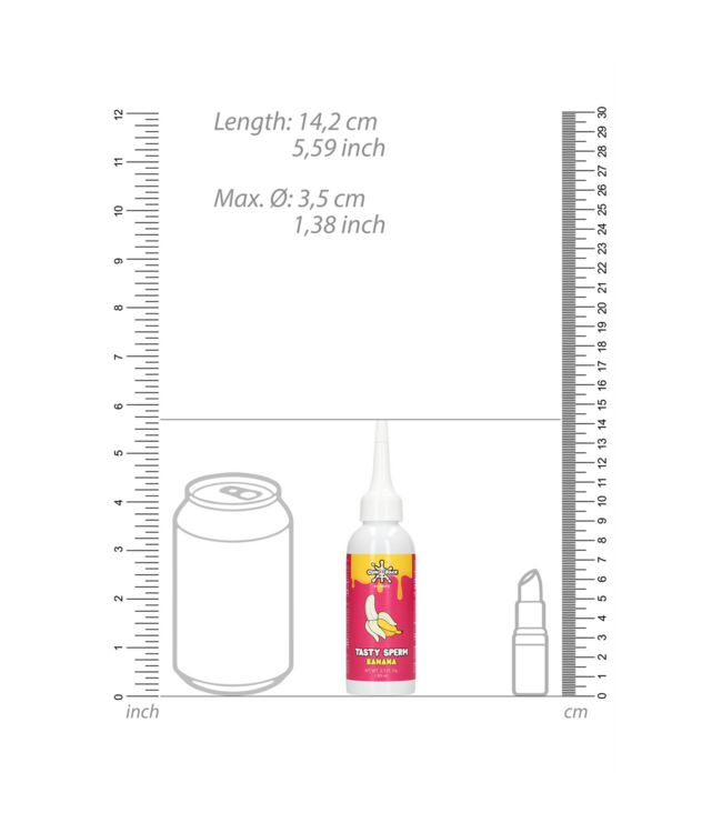 Cum Face by Shots Cum Face Banaan Smaakwater 80ml – Zoetstoffen Voor 20 Spelletjes