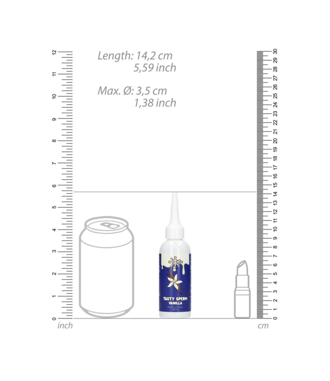 Cum Face by Shots Vanille Cumface Gel 80 ml – Zoete Smaak Zonder Suiker Voor Intense Spelletjes
