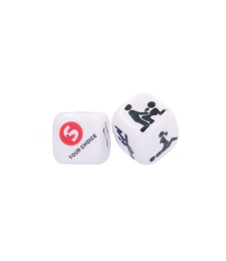 S-Line by Shots S-Line by Shots Sex Dice | Acryl Seksdobbelstenen Voor Stellen & Feestjes