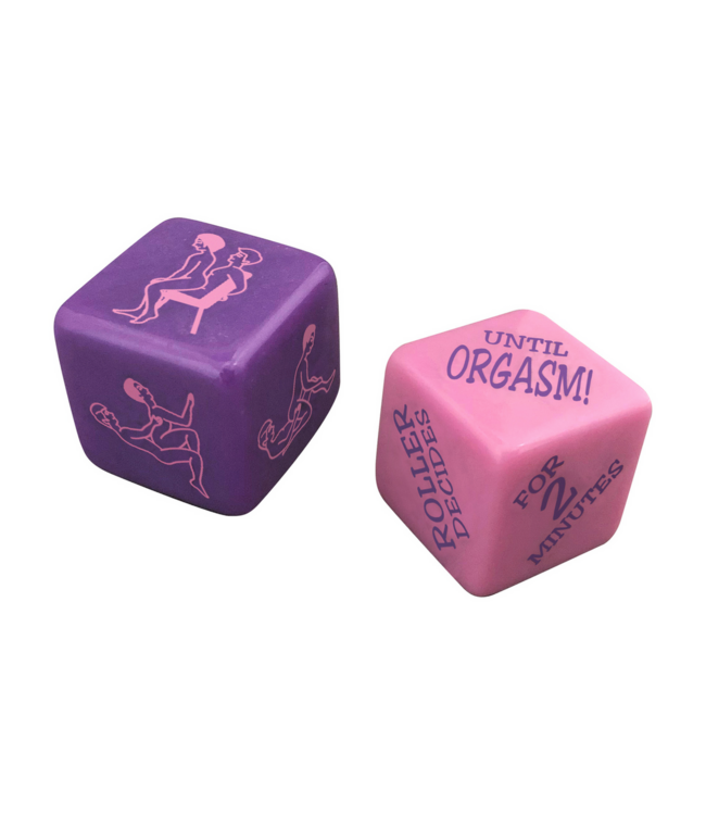 Kheper Games Intieme Koppel Dobbelstenen Spel Met 2 Kleurige Dobbelstenen Voor Spanning