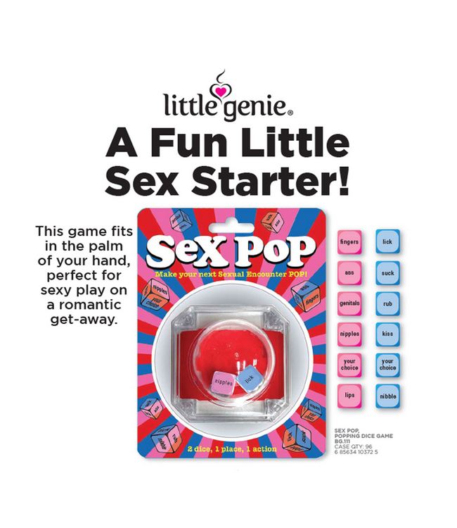 Little Genie Productions Intimitäts-Abenteuer – Das aufregende Sex Pop Würfelspiel für Paare