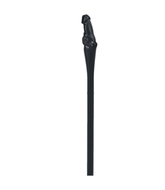 S-Line by Shots Lustige Junggesellenabschied-Strohhalme in Schwarz – Party Accessoire!